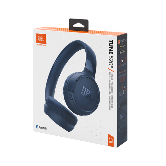 JBL Tune 520BT - Blue - Hi-Res wired on-ear headphones - Detailshot 10