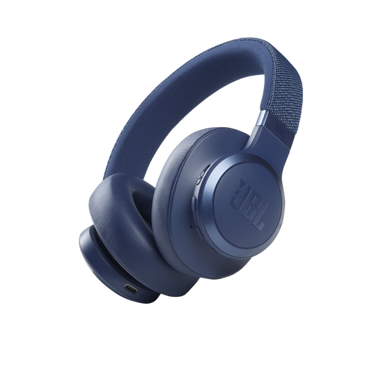 JBL Live 660NC - Blue - Wireless over-ear NC headphones - Hero