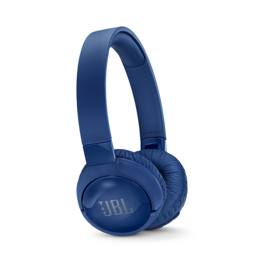JBL Tune 600BTNC - Blue - Wireless, on-ear, active noise-cancelling headphones. - Hero