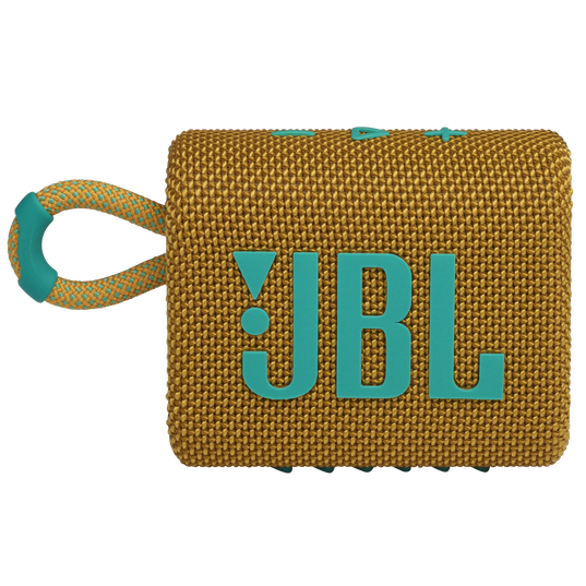 JBL Go 3 - Yellow - Portable Waterproof Speaker - Front