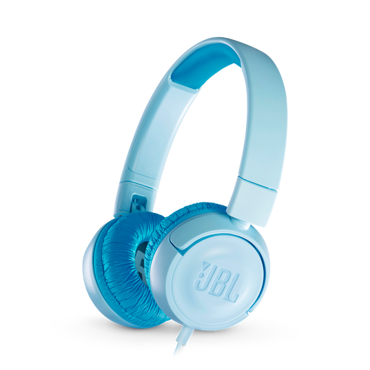 JBL JR300 - Ice Blue - Kids on-ear Headphones - Hero