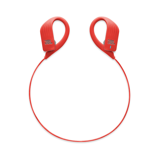 JBL Endurance SPRINT - Red - Waterproof Wireless In-Ear Sport Headphones - Detailshot 2