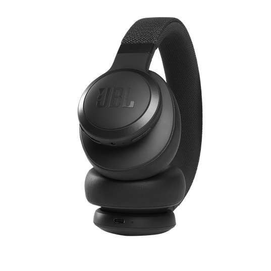 JBL Live 660NC - Black - Wireless over-ear NC headphones - Detailshot 4