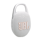 JBL Clip 5 - White - Ultra-portable waterproof speaker - Hero