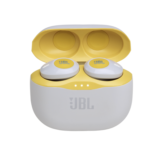 JBL Tune 120TWS - Yellow - True wireless in-ear headphones. - Hero