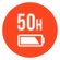 Hasta 50 horas de batería y Speed Charge