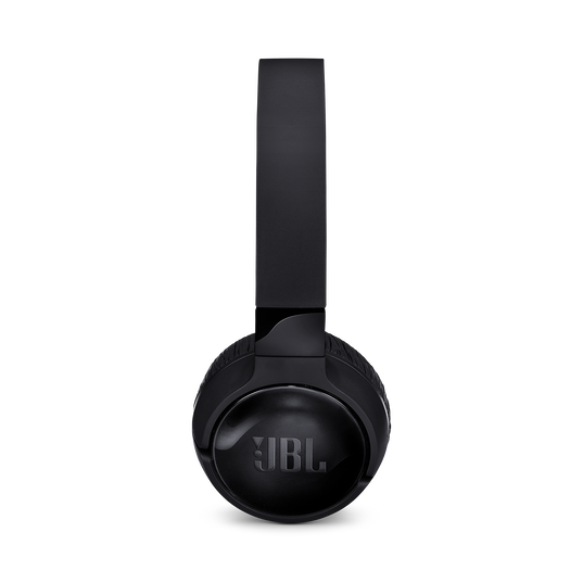 JBL Tune 600BTNC - Black - Wireless, on-ear, active noise-cancelling headphones. - Left