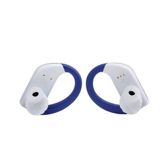 JBL Endurance PEAK - Blue - Waterproof True Wireless In-Ear Sport Headphones - Back