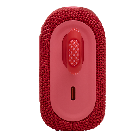 JBL Go 3 - Red - Portable Waterproof Speaker - Left