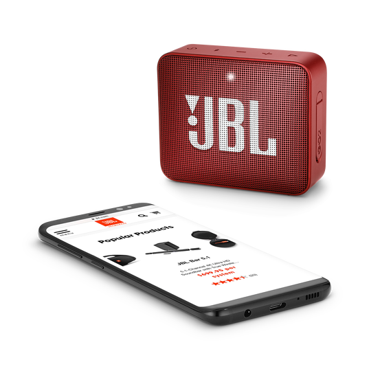 JBL Go 2 - Ruby Red - Portable Bluetooth speaker - Detailshot 3