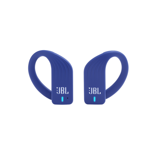 JBL Endurance PEAK - Blue - Waterproof True Wireless In-Ear Sport Headphones - Front