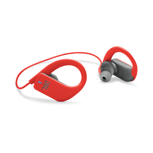 JBL Endurance SPRINT - Red - Waterproof Wireless In-Ear Sport Headphones - Detailshot 1