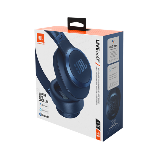 preferible abrelatas ola JBL Live 660NC | Auriculares circumaurales inalámbricos NC