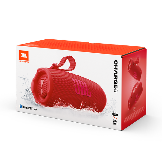 JBL Charge 6 - Red - Portable waterproof and drop-proof Bluetooth speaker - Detailshot 4 image number null