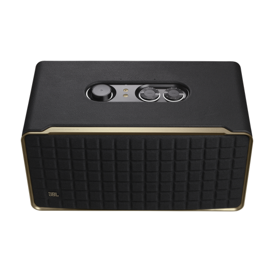 JBL Authentics 500 - Black - Hi-fidelity smart home speaker with Wi-Fi, Bluetooth and Voice Assistants with retro design. - Detailshot 2 image number null