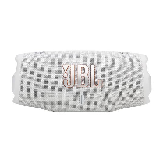 JBL Charge 6 - White - Portable waterproof and drop-proof Bluetooth speaker - Front image number null