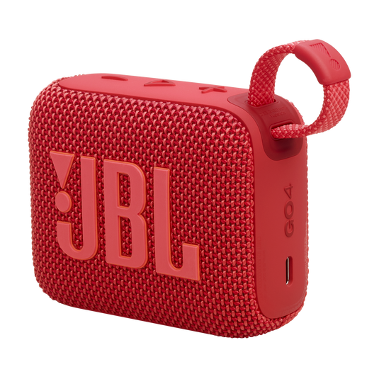 JBL Go 4 - Red - Ultra-Portable Bluetooth Speaker - Detailshot 1 image number null