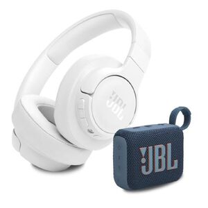 Image of KIT JBL Tune 770NC White + Go 4 Blue