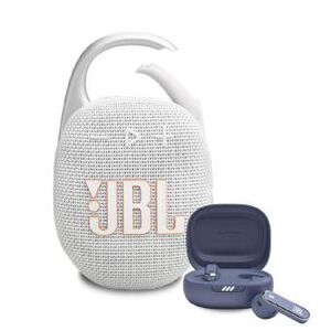 Image of KIT JBL Live Flex Blue + Clip 5 White