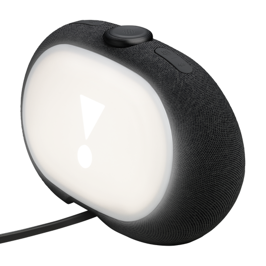 JBL Horizon 3 with FM - Black - Bluetooth&reg; clock radio speaker with FM - Back image number null