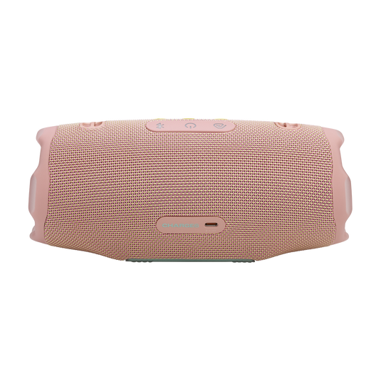 JBL Charge 6 - Pink - Portable waterproof and drop-proof Bluetooth speaker - Back image number null