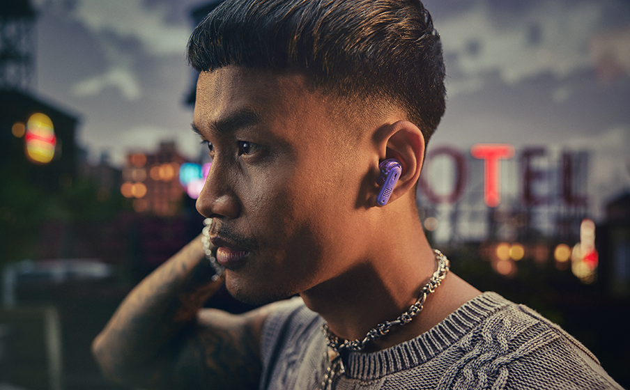 JBL Tune Flex 2 Ghost Edition Cancelaci&oacute;n de ruido adaptativa con Smart Ambient - Image