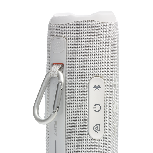 JBL Flip 7 - White - Portable waterproof and drop-proof speaker - Detailshot 4 image number null