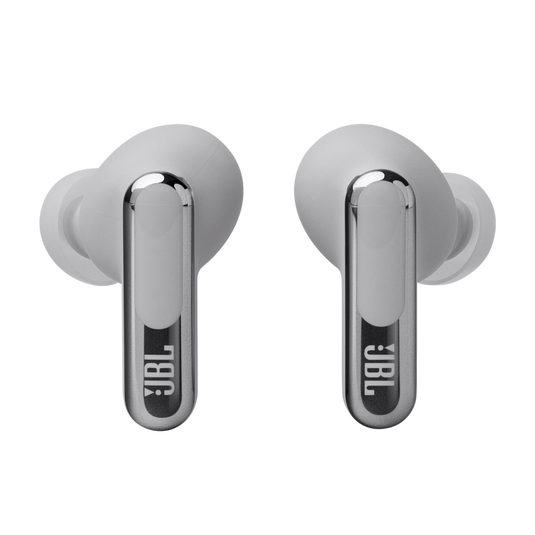 JBL Live Beam 3 - Silver - True wireless noise-cancelling closed-stick earbuds - Left image number null