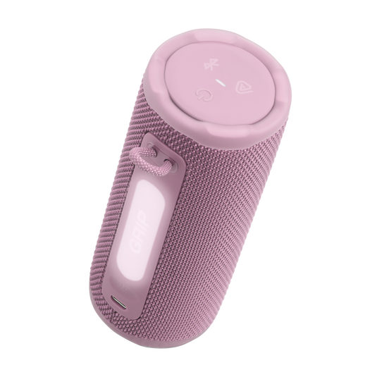 JBL Grip - Pink - Compact Bluetooth speaker with bold JBL Pro Sound and ambient light - Detailshot 1 image number null