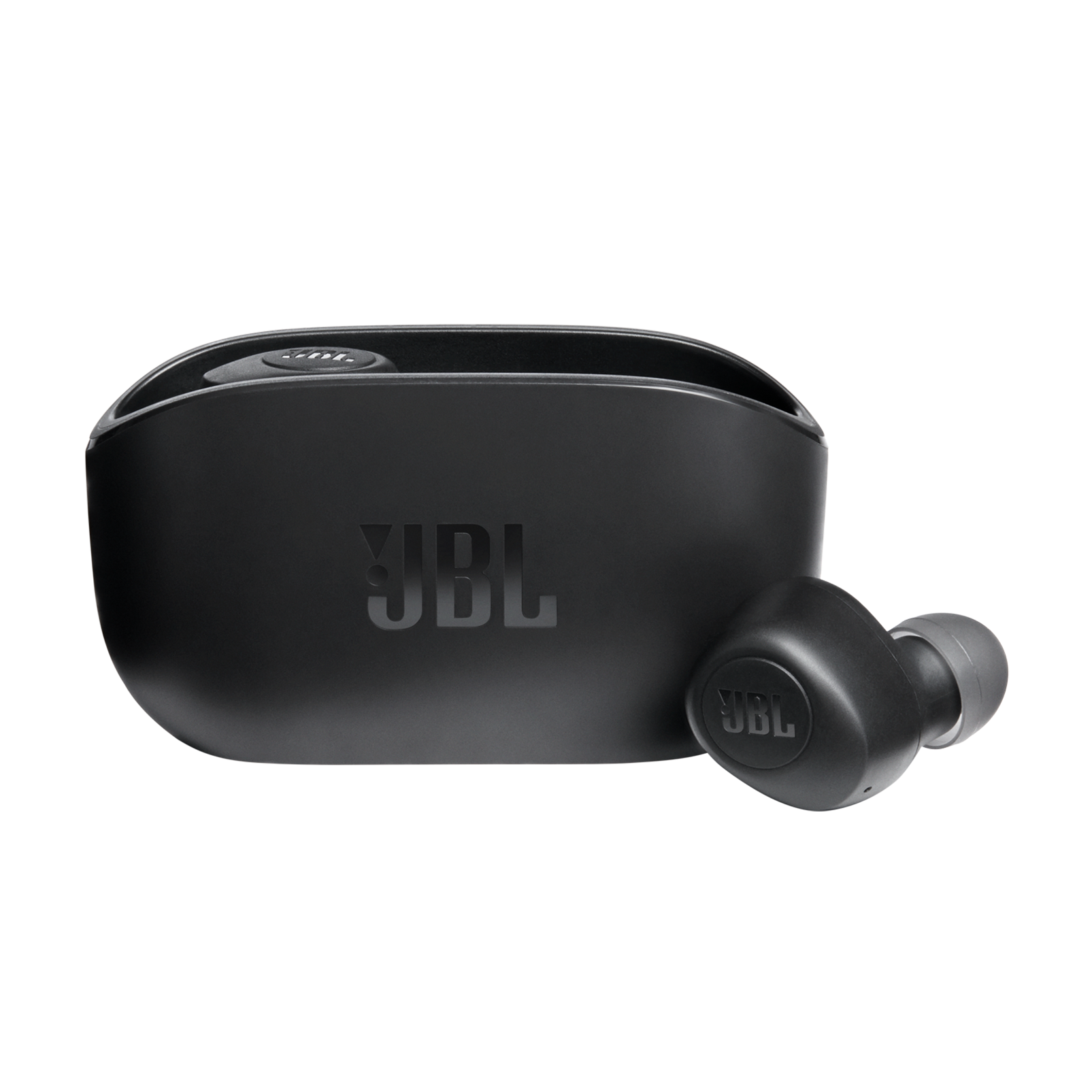 JBL Vibe 100TWS - Black - True Wireless Earbuds - Hero