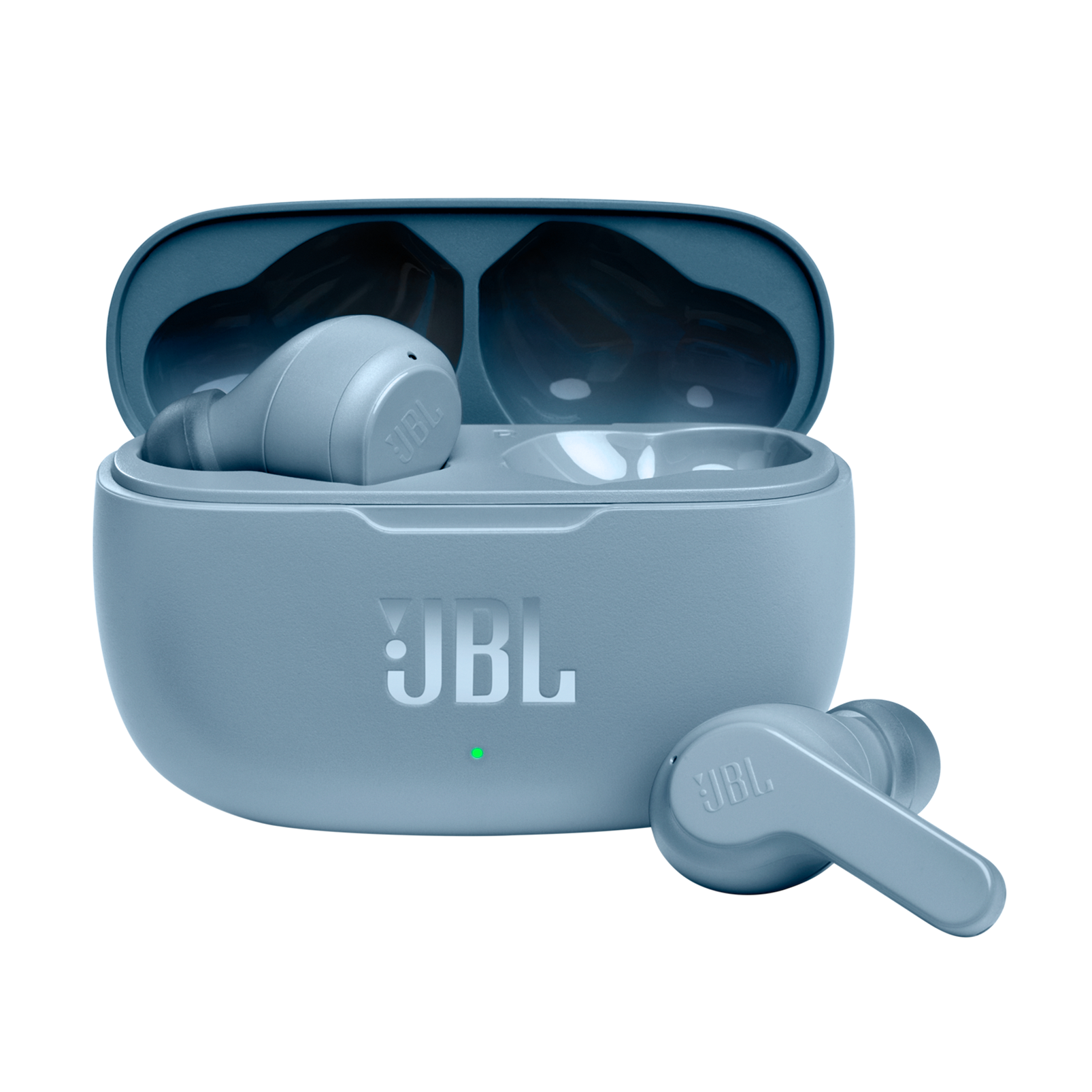 JBL Vibe 200TWS - Blue - True Wireless Earbuds - Hero